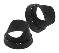 UPKOCH Copertura per Altoparlanti Auto 6,5 Pollici - Set 2 Pezzi Deflettore Antipolvere e Anello Distanziatore per Protezione Portiera e Audio Stereo