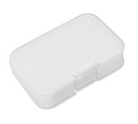 UPKOCH Copertura per Salviette Bimbi in Plastica Bianca, Design Riutilizzabile, Coperchio per Porta Salviette Umide 30 Pezzi per Ragazzo Ragazza