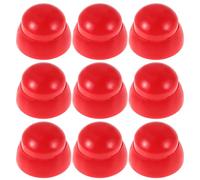 UPKOCH Copribulloni Plastici M10 Per Parchi Giochi, Tappi Di Sicurezza Per Viti in Plastica Rossi, Protezioni Per Bulloni Scorrevoli Per Aree Gioco Bambini, Set Da 50 Pezzi Resistenti Allo Sbiadimento