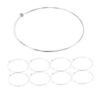 UPKOCH Corde Da 10 Pezzi Chitarra Sostituire Le Corde in Acciaio Chitarra Sostitutiva Accessori Per Chitarra Accessorio Per Chitarra Folk Filo Di Acciaio Inossidabile Silver