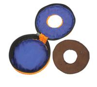 UPKOCH Custodia Cerniera per Campane Tibetane Tingsha da Meditazione, Borsa Porta-campana Resistente, Misura Media Diametro 10 Cm, Custodia Porta-piatti per Percussioni a Mano,