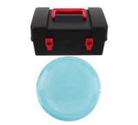 UPKOCH Custodia in Plastica per Giochi Gyro con Manico Organizer Portatile con Interno in Spugna Protettiva Scatola Piccola per Conservazione e Trasporto Trottole da Battaglia