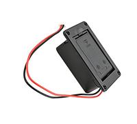 UPKOCH Custodia Per Batterie Per Chitarra Accessori Per Chitarra Cassa Dei Bassi Astuccio Custodia Nera Custodia Per Batteria Pick-up Nera Vano Accessori Per Basso 9 Volt Plastica Black
