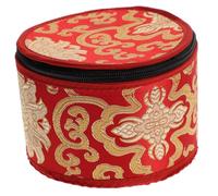 UPKOCH Custodia per Ciotola Tibetana da Canto Borsa Zipper Pratica e Resistente per Trasporto e Meditazione Design Semplice e Superficie Liscia per Viaggi e Regalo Colore