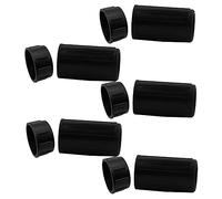 UPKOCH Custodie Protettive Protezione Semplice Contro Abrasioni e Danni Set da 5 Accessori per Flauto in Plastica Nera per Interfaccia Flauto di Do per Musicisti