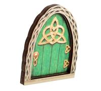UPKOCH Decorazione delle Porte delle Fiabe in Legno Mini Porta Decorativa da Giardino Arredamento Esterno Arredamento Porta Fata in Legno Porte delle Fate Piccola Porta di Legno