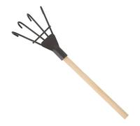 UPKOCH Dello Strumento Di Rastrello Di Ferro Strumenti Per Strumenti Giocattolo Sabbia Mini Rastrello Da Giardino Mini Attrezzo Manuale Da Giardinaggio Ferro Da Stiro Nero