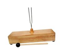 UPKOCH Diapason Con Base in Legno Per Esperimenti Acustici e Fisici Con Martello Incluso Strumento Musicale Professionale Per Terapia Vibrazionale e Accordature Precise