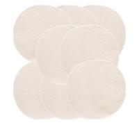 UPKOCH Dim Sum - Tappetino per cottura a vapore, in cotone, 10 pezzi, rotondo, 32 cm, panno di cotone riutilizzabile