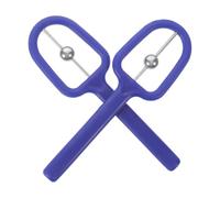 UPKOCH Dispositivo per Allenamento della Lingua a Forma di U, 2 Pezzi Blu in Pp e Metallo, Leggero e Compatto, Migliora la Forza la Pronuncia del Linguaggio, Uso Clinico per Bambini
