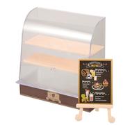 UPKOCH Doll Decor Miniature Bakery Kit 1:12 Scala 1/12 Scala Miniature Cake Cabinet Vetrina Scatola di Immagazzinaggio Per Casa delle Bambole Accessori