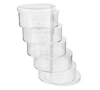 UPKOCH Espositore Da Banco Girevole Multilivello Per Vendita Al Dettaglio Espositore Per Cornici Per Scrivania Scatole Di Plastica Per Esposizione