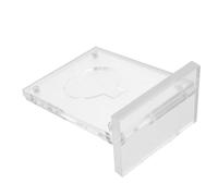 UPKOCH Espositore per Plettri per Chitarra Scatola in Acrilico Trasparente con Supporto Resistente ai Raggi UV Polvere per Collezione di Plettri