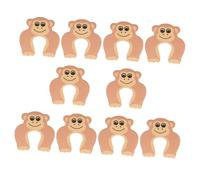 UPKOCH Fermaporta Di Sicurezza Per Bambini 10 Pezzi in Eva A Forma Di Scimmia Facile Da Installare Protegge Le Dita Di Bambini E Bambine