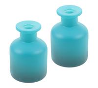 UPKOCH Flacone Diffusore in Vetro Cilindrico 150 Ml 2 Pezzi senza Coperchio per Aromaterapia Bastoncini Naturali Diffusore di Profumi per Ambienti Casa e Ufficio