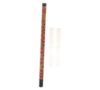 UPKOCH Flauto Bamboo per Principianti Strumento Musicale Studentesco Semplice da Flauto Orizzontale Bamboo Durevole e Facile con Membrana