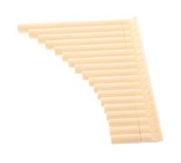 UPKOCH Flauto di Pan per Apprendimento Musicale in Plastica Abs 18 Tubi, Design Ergonomico ed Educazione Strumentale per Principianti