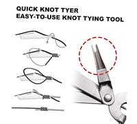UPKOCH Forbici Pieghevoli Inossidabile Mini Line Cutter Portatile con Pinza e Portachiavi Strumento per Accessori Outdoor
