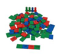 UPKOCH Francobolli Matematici Montessori in Liscio per Giocattolo Educativo per Apprendimento Numerico e Coordinazione Mano- per Scuola e