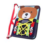 UPKOCH Giocattoli Montessori Busy Board: Libro Degli Attività Educative Con Animali Per Bambini, Giocattolo Da Viaggio Per Bambini E Bambine Che Imparano Le Capacità Motorie