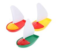 UPKOCH Giocattoli Vela per Mini Imbarcazioni Galleggianti in Plastica Sicura Diverse Dimensioni per Giochi in Vasca e Piscina Colori Casuali Educativi e Resistenti Colore Colore Casuale