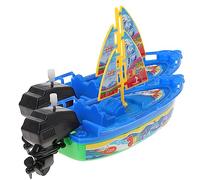 UPKOCH Giocattolo Da Bagno a Carica a Forma Di Piccola Barca Per Ragazzo Ragazza, Set 2 Pezzi in Plastica Sicura Per Gioco Acquatico Nel Bagnetto