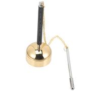 UPKOCH Gong Di Meditazione Buddista in Ottone Strumento Rituale Yin Qing Per I Rituali Del Dharma Del Tempio