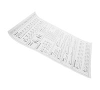 UPKOCH Harp Chord Chart Per Principianti Poster Arpa Coated Strumento Apprendimento e Della