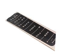 UPKOCH Il Tuo Set Di Adesivi Per La Scala Del Violino Da 3/4 10 Pezzi Indicatori Per Tastiera Etichette Robuste Per Tasti Nere Per Un Rapido Apprendimento Dellintonazione