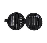 UPKOCH Kit Cassetta degli Attrezzi Multifunzione a Forma di Ruota 20 Pezzi, Set di Strumenti per La Casa Custodia Organizzata, per Riparazioni Domestiche e Fai-da-Te