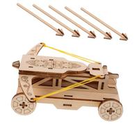 UPKOCH Kit Catapulta in Legno con Assemblaggio Manuale Kit Educativo per Adulti Gioco Scientifico di Costruzione con Materiali Sicuri e Bordi Arrotondati per Sviluppare Abilità Manuali e
