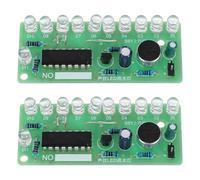 UPKOCH Kit di schede di saldatura elettroniche da 2 pezzi | Scheda di saldatura fai da te per adolescenti con 7 LED per uso didattico e progetto scolastico per lo sviluppo delle competenze