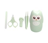 UPKOCH Kit Per La Del Tagliaunghie Pinzette Forbici Lima Set Per Manicure Adorabile Motivo A Gufo Sicuro Per I Neonati