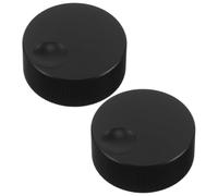 UPKOCH Manopola Potenziometro Design Solido 32x13mm in Lega di Alluminio Nero Controllo Volume Precisione Risparmio Spazio 2 Pezzi per Chitarra Elettrica