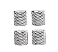 UPKOCH Manopole Pratiche Per Chitarra 4 Pezzi Gd104 Manopole Di Controllo Del Volume E Del Tono Placcate Argento Per Basso Elettrico