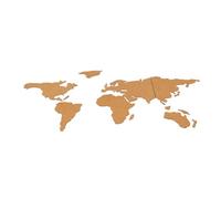 UPKOCH Mappa Globale in Sughero Autoadesiva Colore Marrone per Scuola e Piastrelle Lisce, per Esporre Foto e Utilizzabile Come Lavagna per Menu