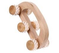 UPKOCH Massaggiatore Manuale in Legno per Corpo e Muscoli Roller Massaggiante Portatile per Collo Schiena Braccia e Gambe Strumento Antistress per Rilassamento e Miglioramento