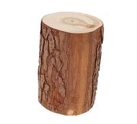 UPKOCH Mensola Portafiori in Legno a Forma di Ceppo, Supporto per Piante Sospeso per Balcone e Giardino, Grande Decorazione da Parete per Fioriere e Cornici Floreali