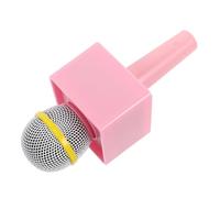 UPKOCH Microfono Finto Di Plastica Microfono Giocattolo Per Esercitarsi Nel Parlare Retrò Stazione Di Bandiera