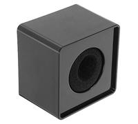 UPKOCH Microfono Per Interviste Quadrato in Abs Con Logo Bandiera Portatile 7x7x5 1 Cm Pannello O Adesivo in Pvc Inciso Nero