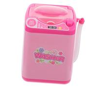 UPKOCH Mini Lavatrice Giocattolo Simulata Rosa per Bambine Elettrodomestico Giocattolo e Mobile Simulazione Rotazione e Aggiunta Acqua per Giochi di Ruolo e Cucina Pretend Play