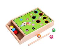 UPKOCH Mini Tavolo da Biliardo Giocattolo per Adulti Kit Gioco da Tavolo Interattivo Resistente per Feste in Famiglia e Attività Genitore-figlio Mini Biliardo Educativo per Bambine