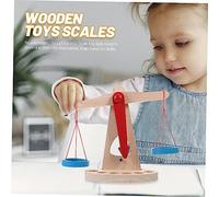UPKOCH Montessori in Legno con Bilancia Didattico per Kit da Te per Apprendimento e Scientifico Educativo per Scuola e Casa