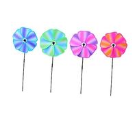 UPKOCH Mulino A Rainbow Garden - 4 Pezzi Di Giocattoli in Plastica Per Bambini - Sicuri Per I Più Piccoli - Perfetti Per Il Divertimento All'aperto