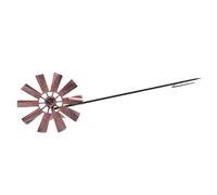 UPKOCH Mulino Vento in Ferro Battuto Decorativo Girandola Rotante per Giardino Mulino Vento da Cortile in Metallo