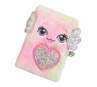 UPKOCH Notebook Kawaii con Pelliccia e Lucchetto Diario per Ragazze con Design Cartoon Blocco Note Fluffy per Scrivere e Disegnare Taccuino con Chiusura Sicura per Scuola e Personale