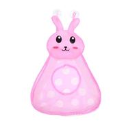 UPKOCH Organizer Portaoggetti per Giocattoli da Vasca Rete con Design Coniglietto Cartoon Sacchetto Traspirante per Bagno Conservazione Giochi per Vasche e Piscine