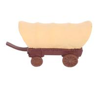 UPKOCH ornamento della carrozza minicarrozza mobili per la casa delle bambole carrello con ruote in miniatura carrello della spesa in miniatura carrozze per case delle bambole plastica