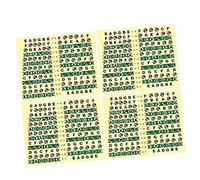 UPKOCH Pacchetto Di Adesivi Per Tastiere Di Chitarra - 10 Etichette Per Tastiere Per Imparare A Suonare La Chitarra Acustica Ed Elettrica