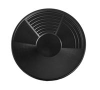 UPKOCH Padella la Ricerca Dell’oro in Plastica Leggera 14" con Design a Tre Scanalature per Separazione Efficiente, Strumento Portatile per Prospezione Mineraria e Lavaggio Oro Adatto